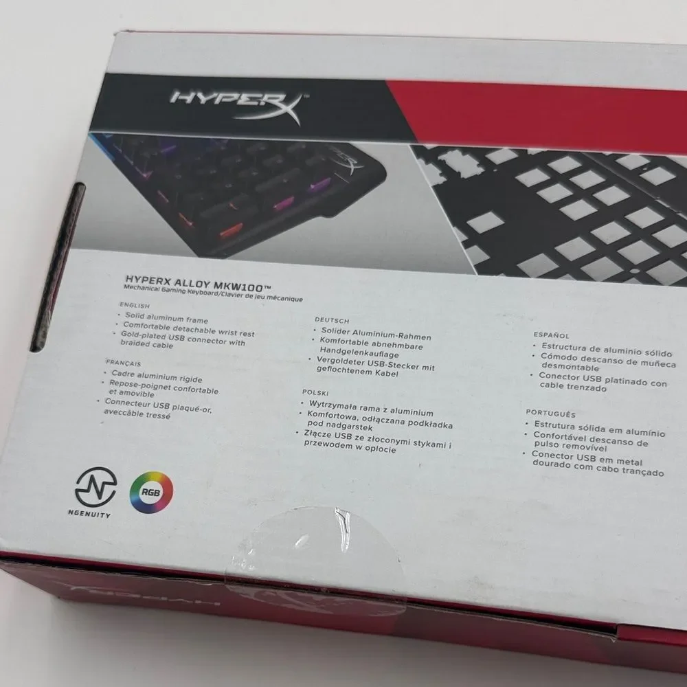 HyperX Alloy MKW100 RGB Gaming Keyboard - Picture 6 of 6